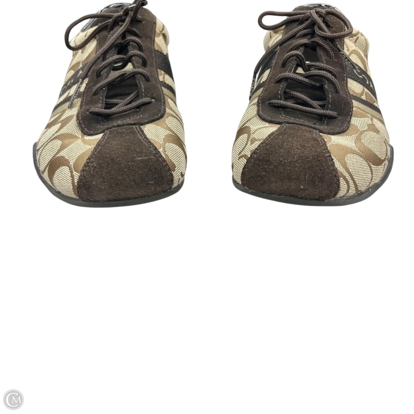 Shoes Designer By Coach In Brown & Tan, Size: 11