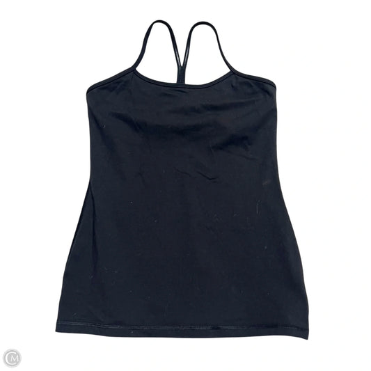 Athletic Tank Top By Lululemon In Black, Size: 8