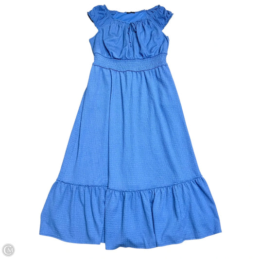 Dress Casual Maxi By Lane Bryant In Blue, Size: 14