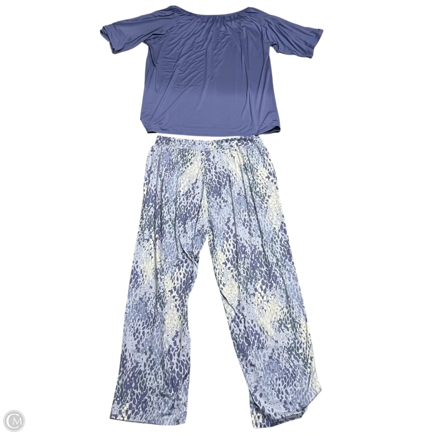 Pajamas 2pc By Hue In Purple, Size: 1x
