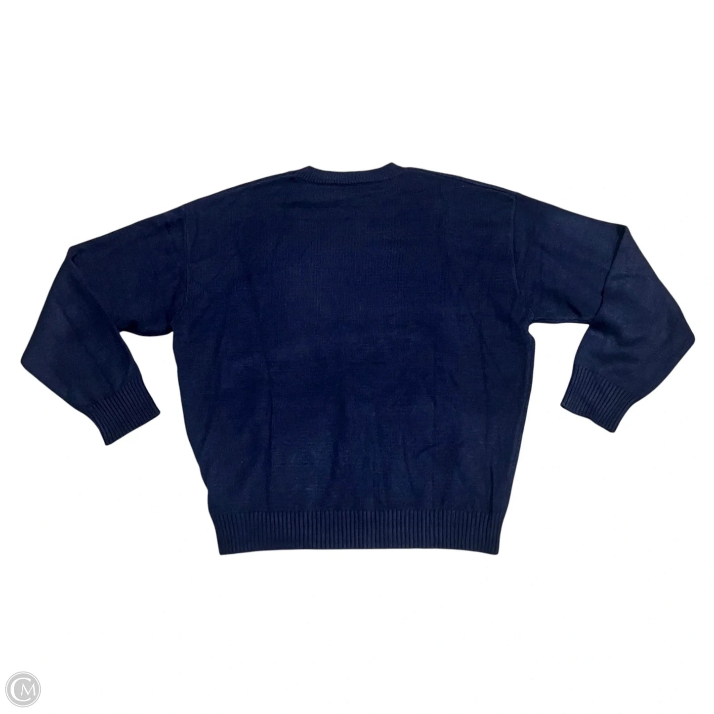 Sweater By Edikted In Blue & Cream, Size: Xl