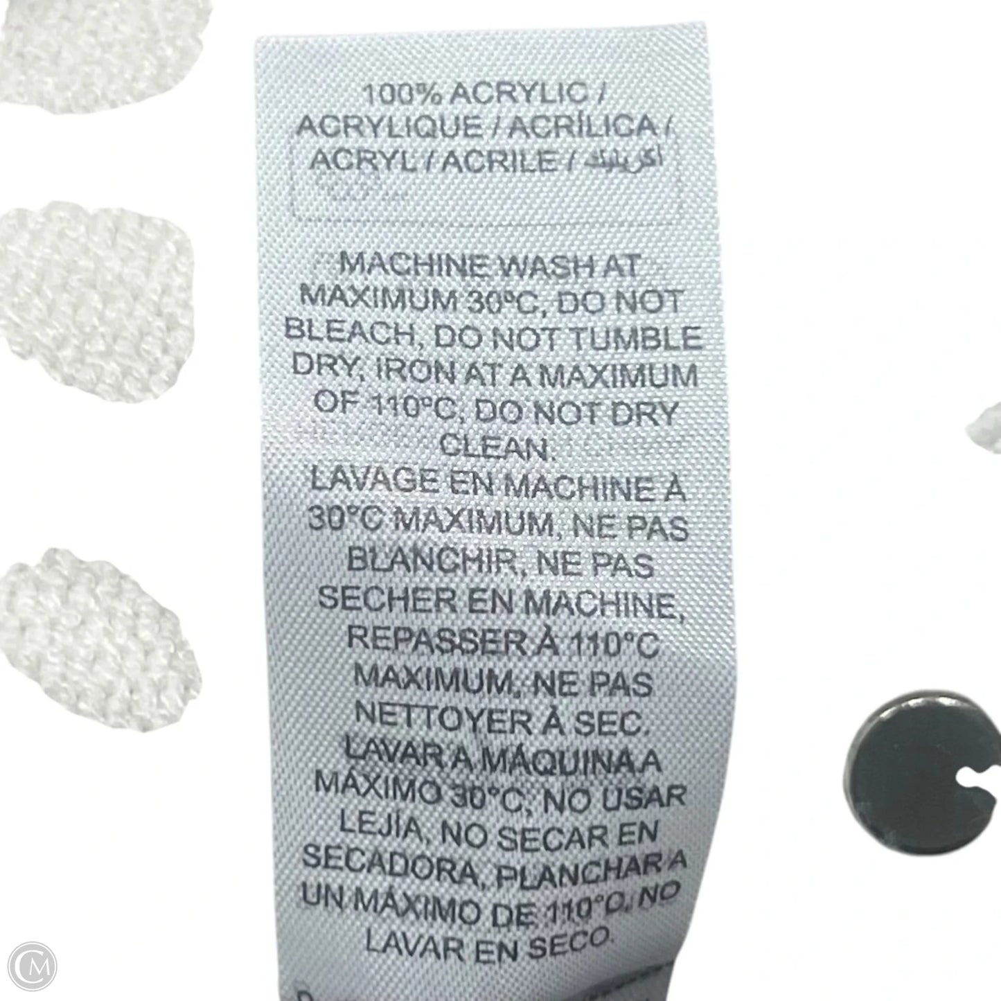 Sweater By Edikted In Blue & Cream, Size: Xl