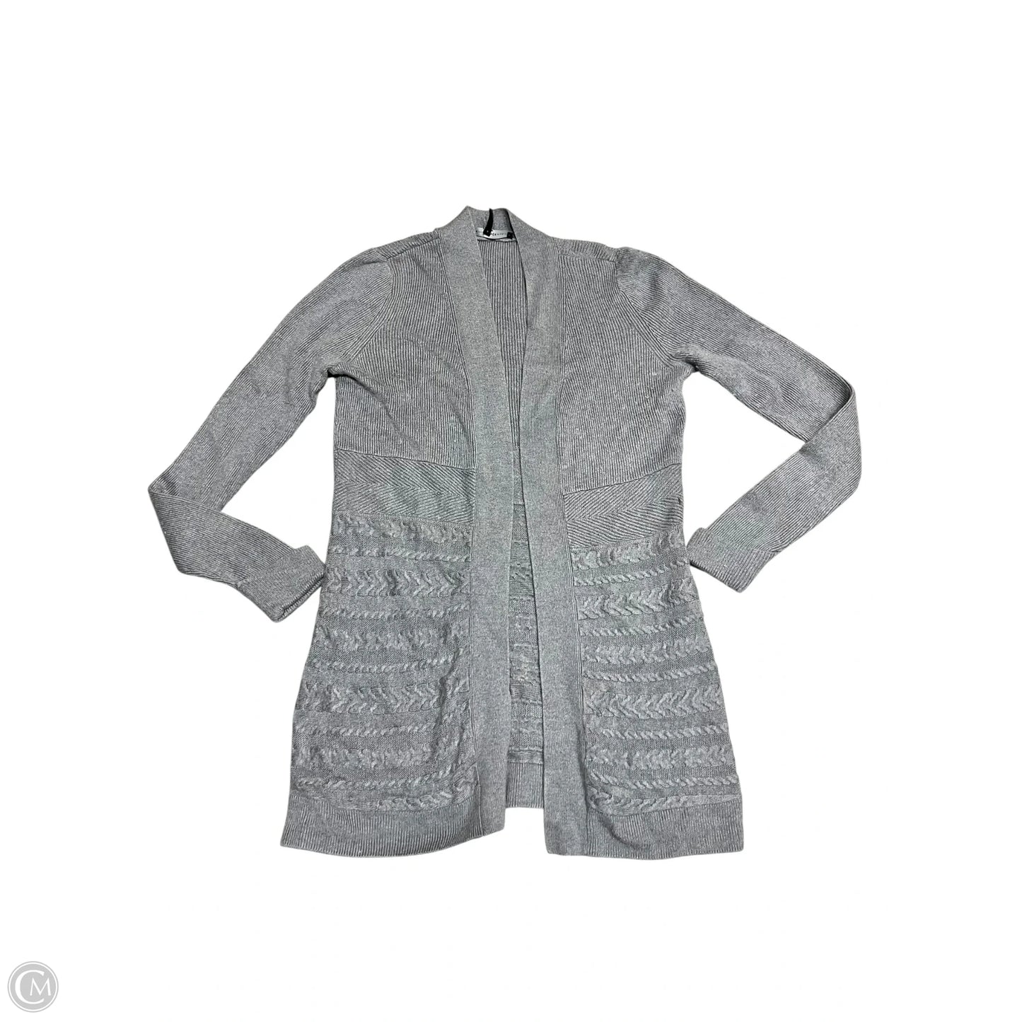 Sweater Cardigan By White House Black Market In Grey, Size: S