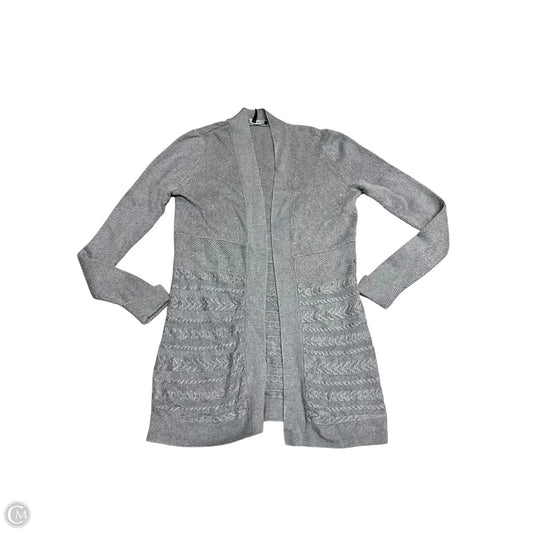 Sweater Cardigan By White House Black Market In Grey, Size: S