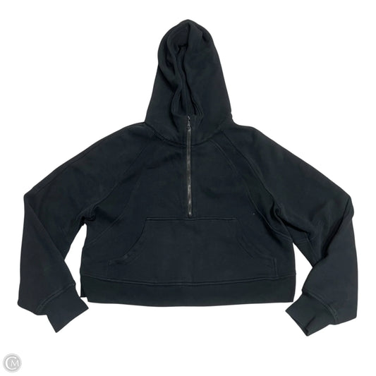 Athletic Jacket By Lululemon In Black, Size: L