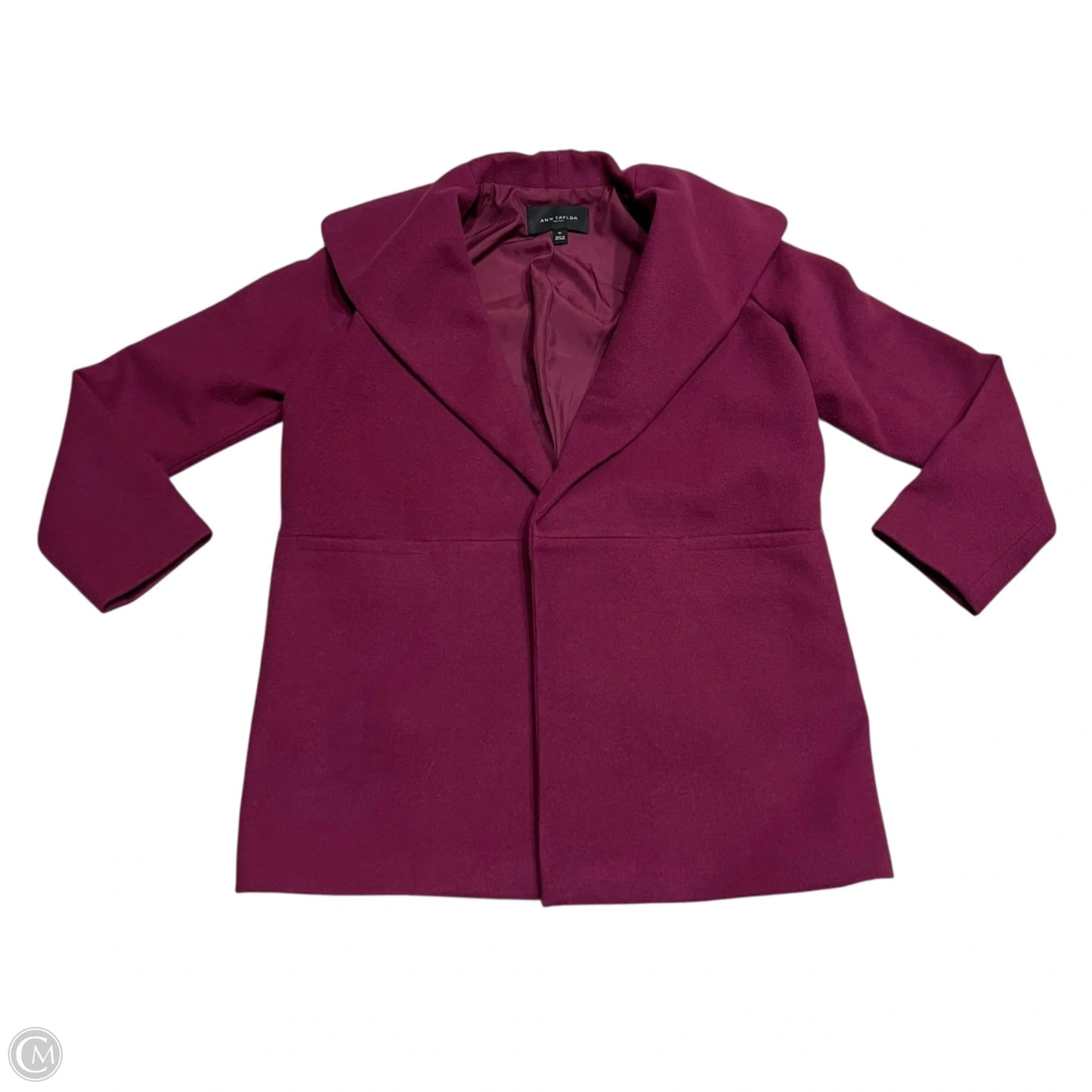 Coat Parka By Ann Taylor In Purple, Size: Xs