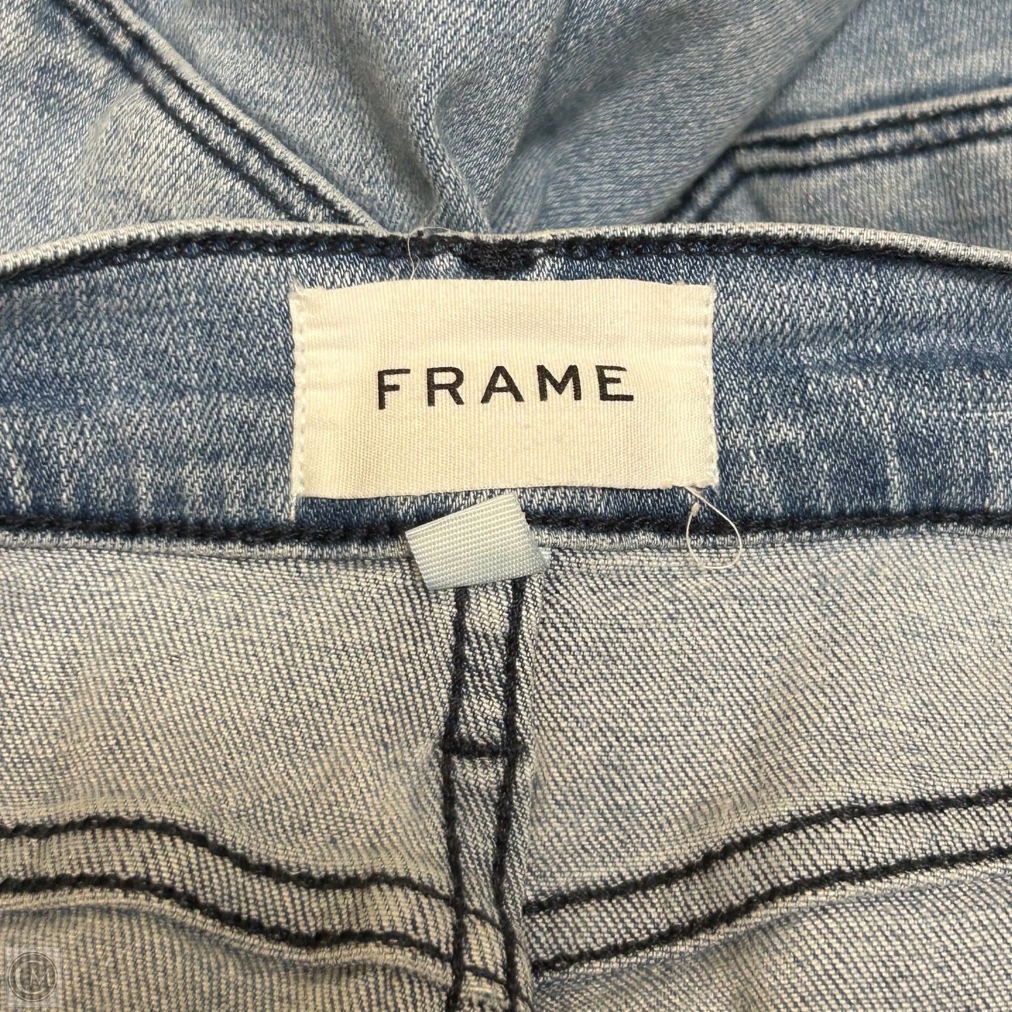 Jeans Straight By Frame In Blue, Size: 10