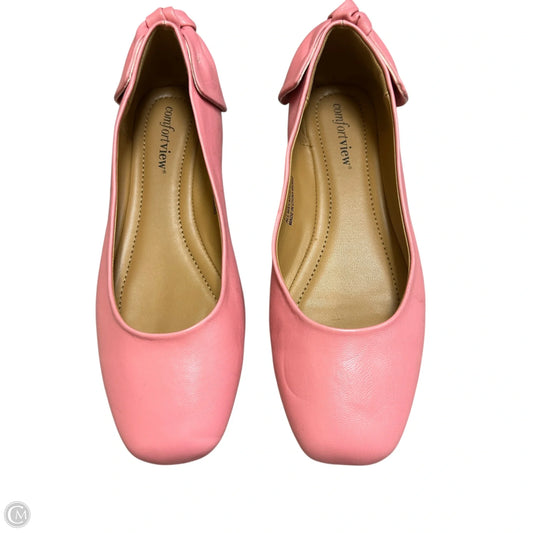 Shoes Flats By Comfortview In Coral, Size: 7.5