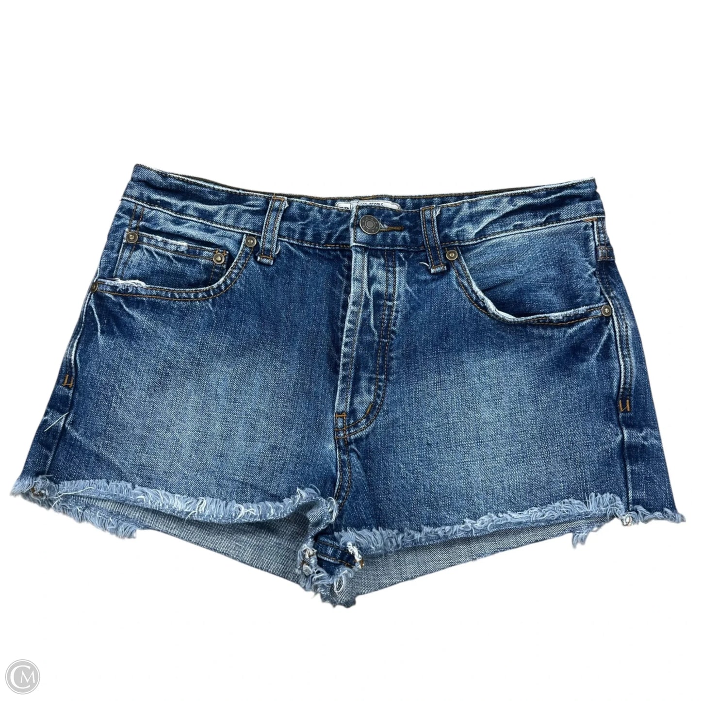 Shorts By Free People In Blue Denim, Size: 6