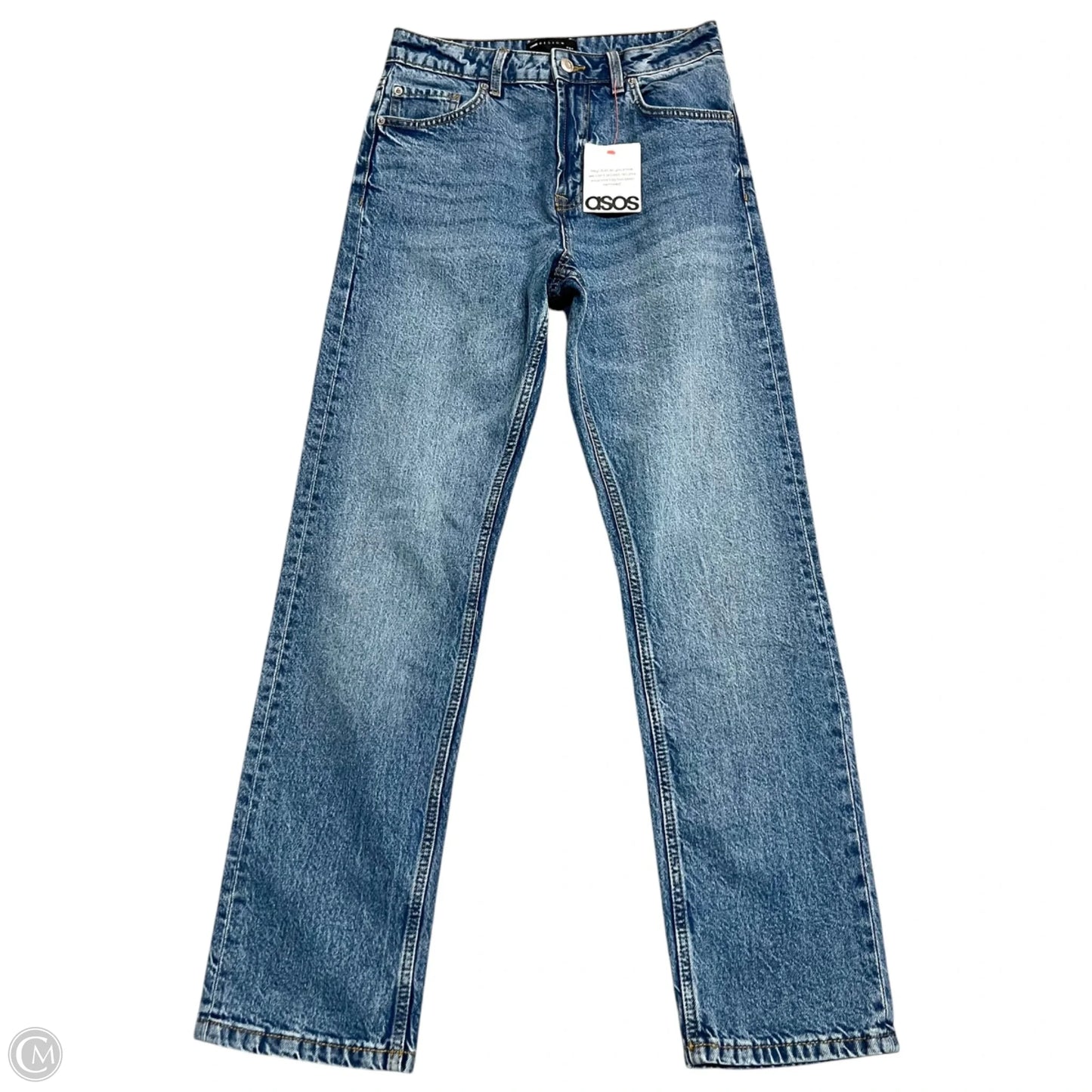 Jeans Boyfriend By Asos In Blue Denim, Size: 6