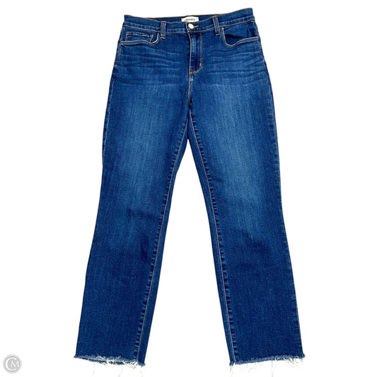Jeans Skinny By L Agence In Blue Denim, Size: 6