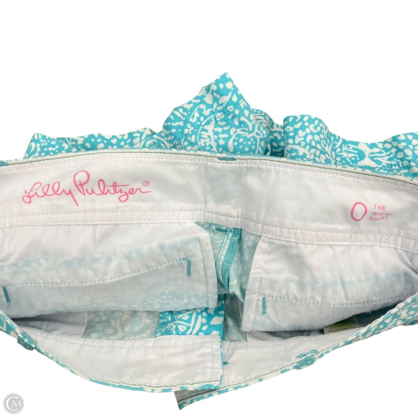 Shorts Designer By Lilly Pulitzer In Blue & White, Size: 0
