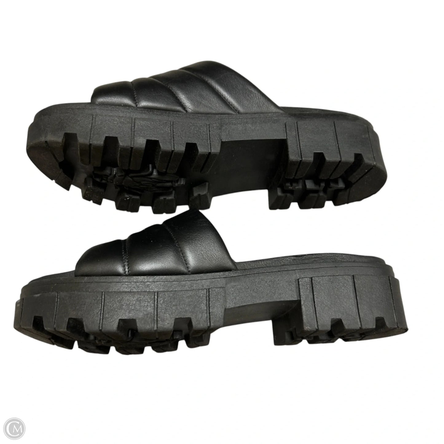 Sandals Heels Platform By Fly London In Black, Size: 9.5