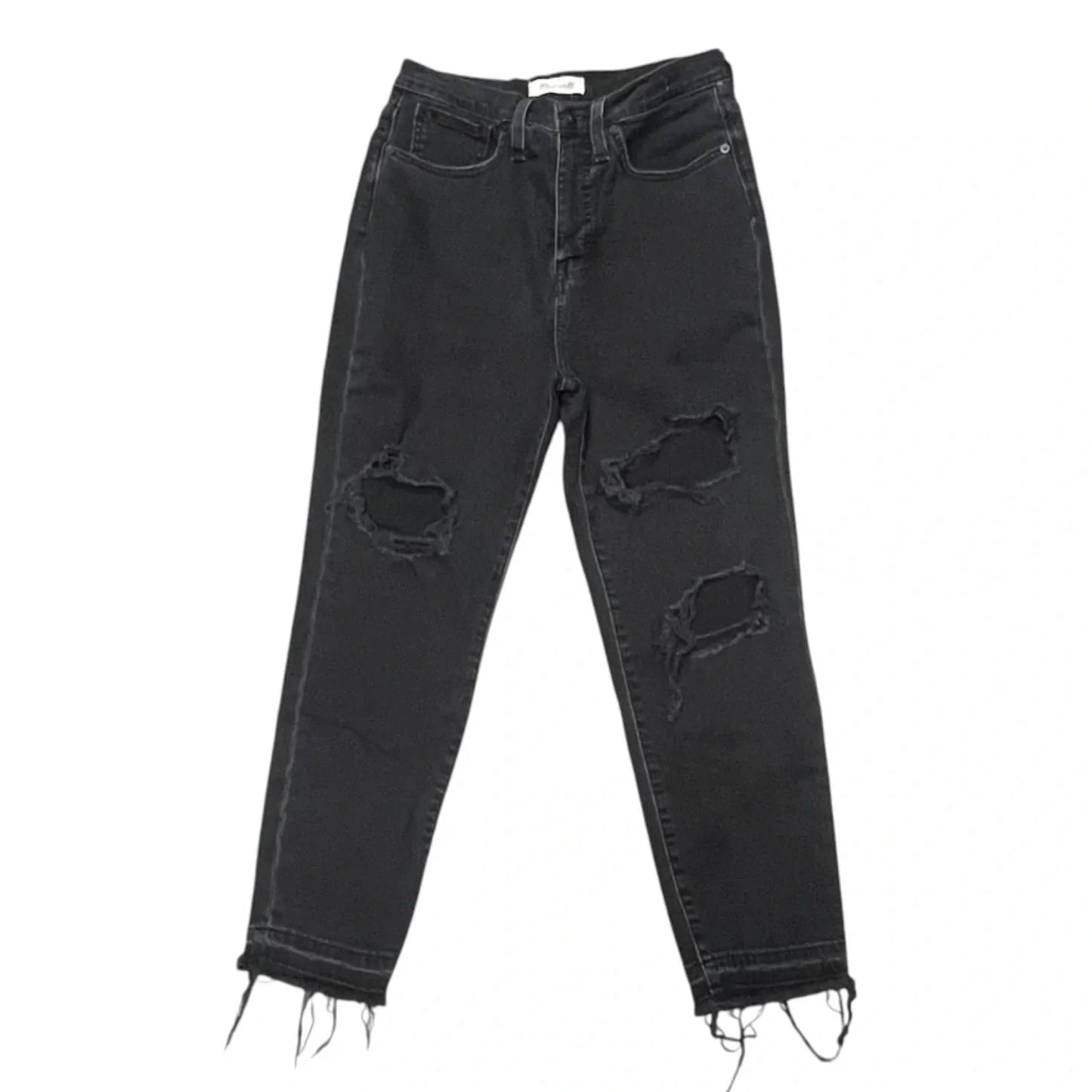 Jeans Boyfriend By Madewell In Black, Size: 4