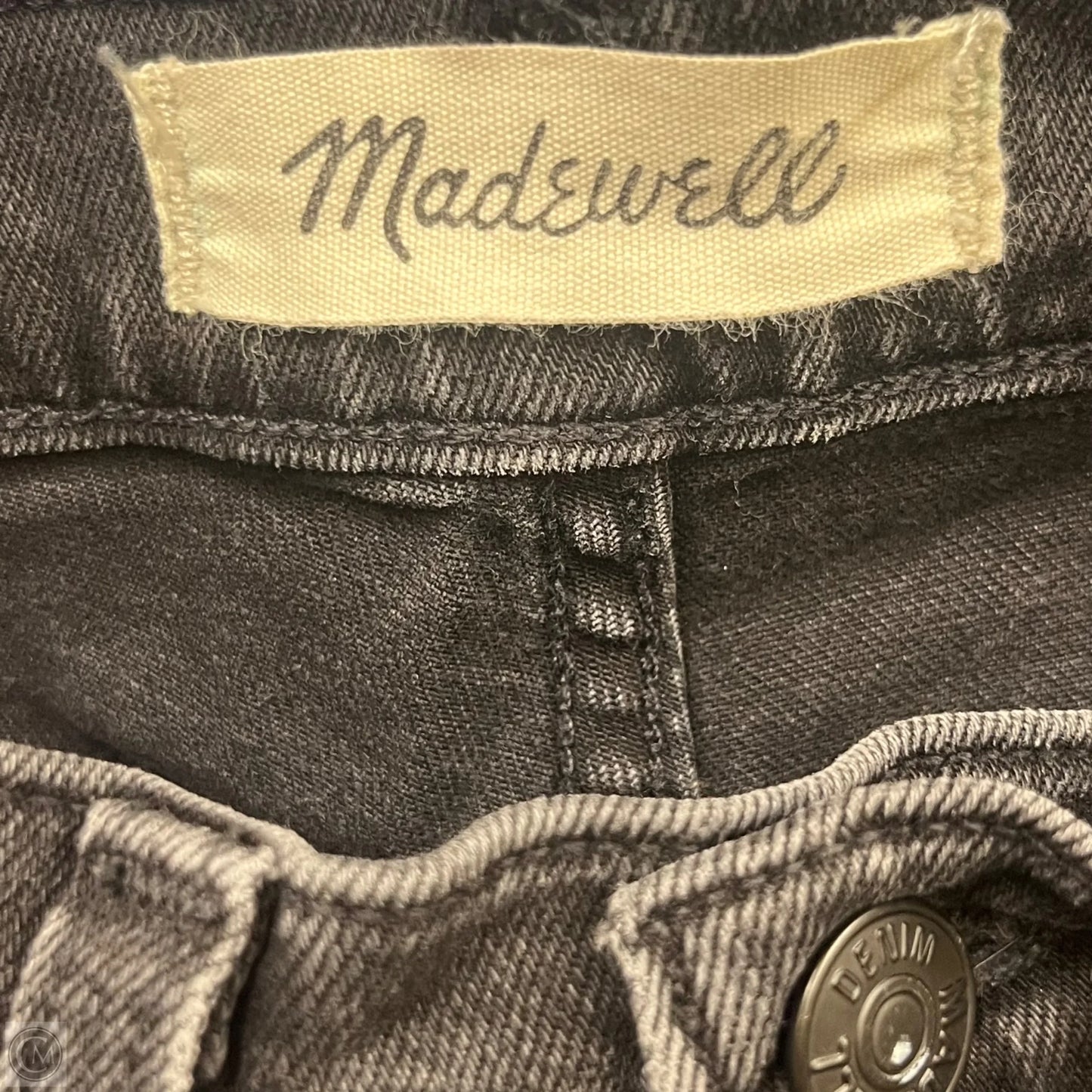 Jeans Boyfriend By Madewell In Black, Size: 4