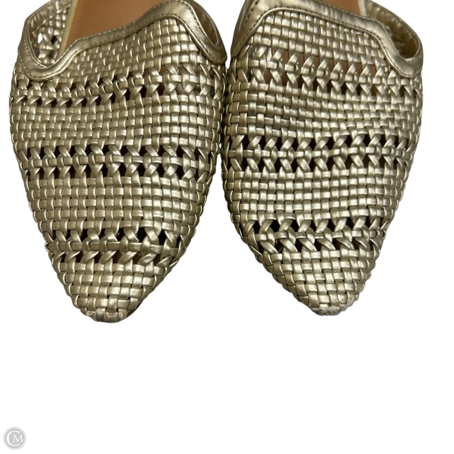 Shoes Flats By Universal Thread In Gold, Size: 7.5