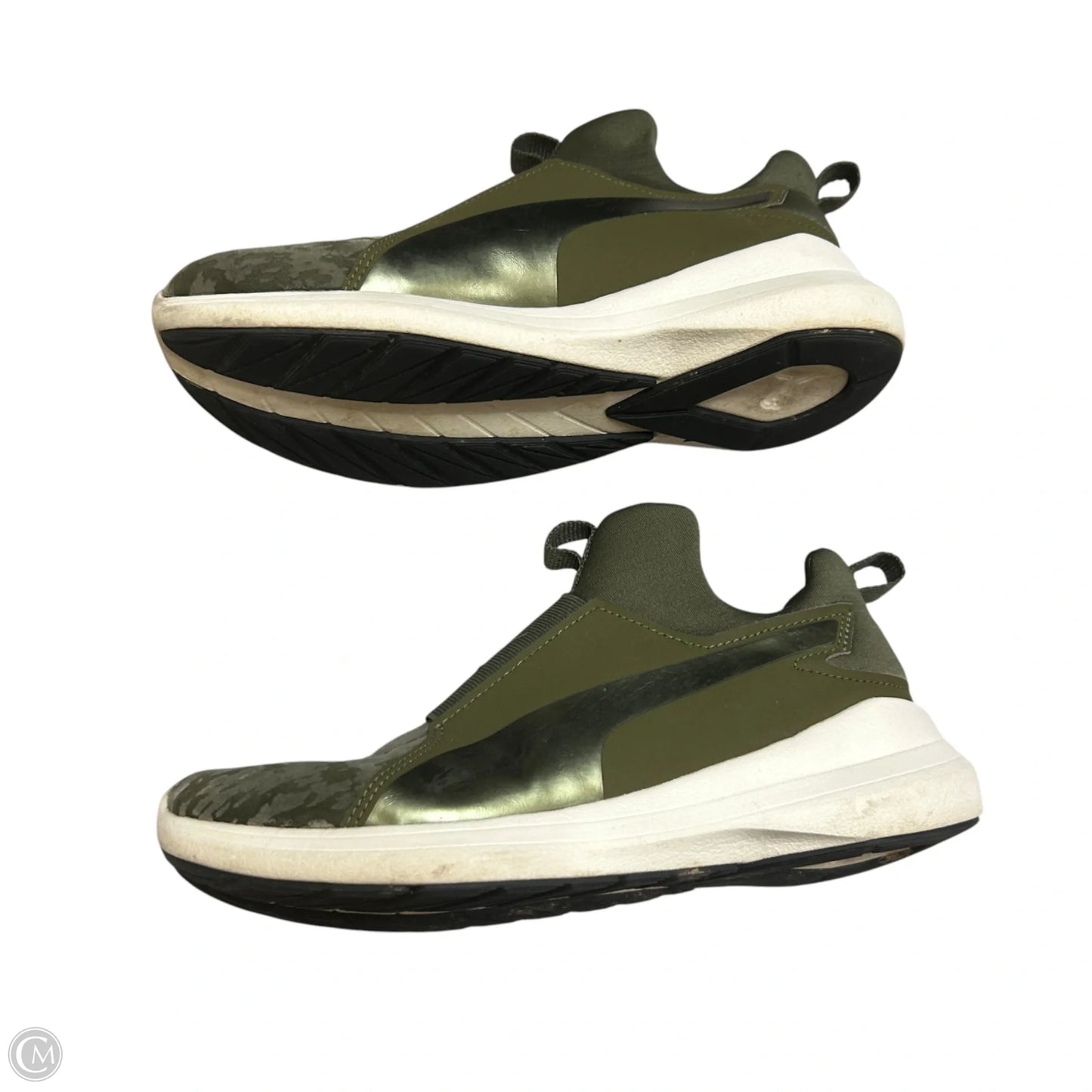 Shoes Athletic By Puma In Green, Size: 7.5