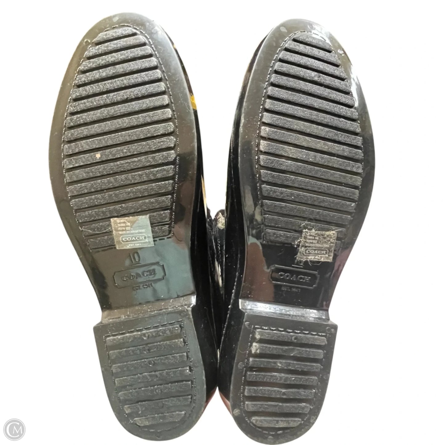 Boots Designer By Coach In Black, Size: 10