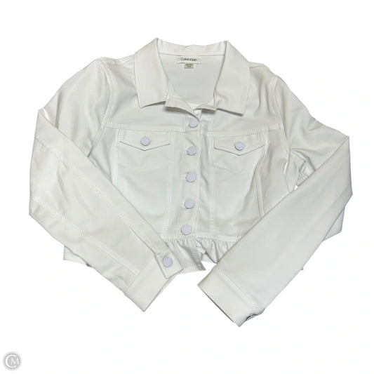 Jacket Other By Calvin Klein In White, Size: S