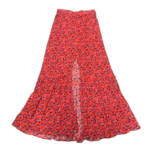 Skirt Maxi By Band Of Gypsies In Blue & Orange, Size: S