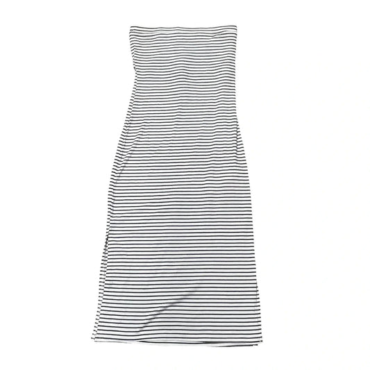 Dress Casual Midi By Rvca In Black & White, Size: S