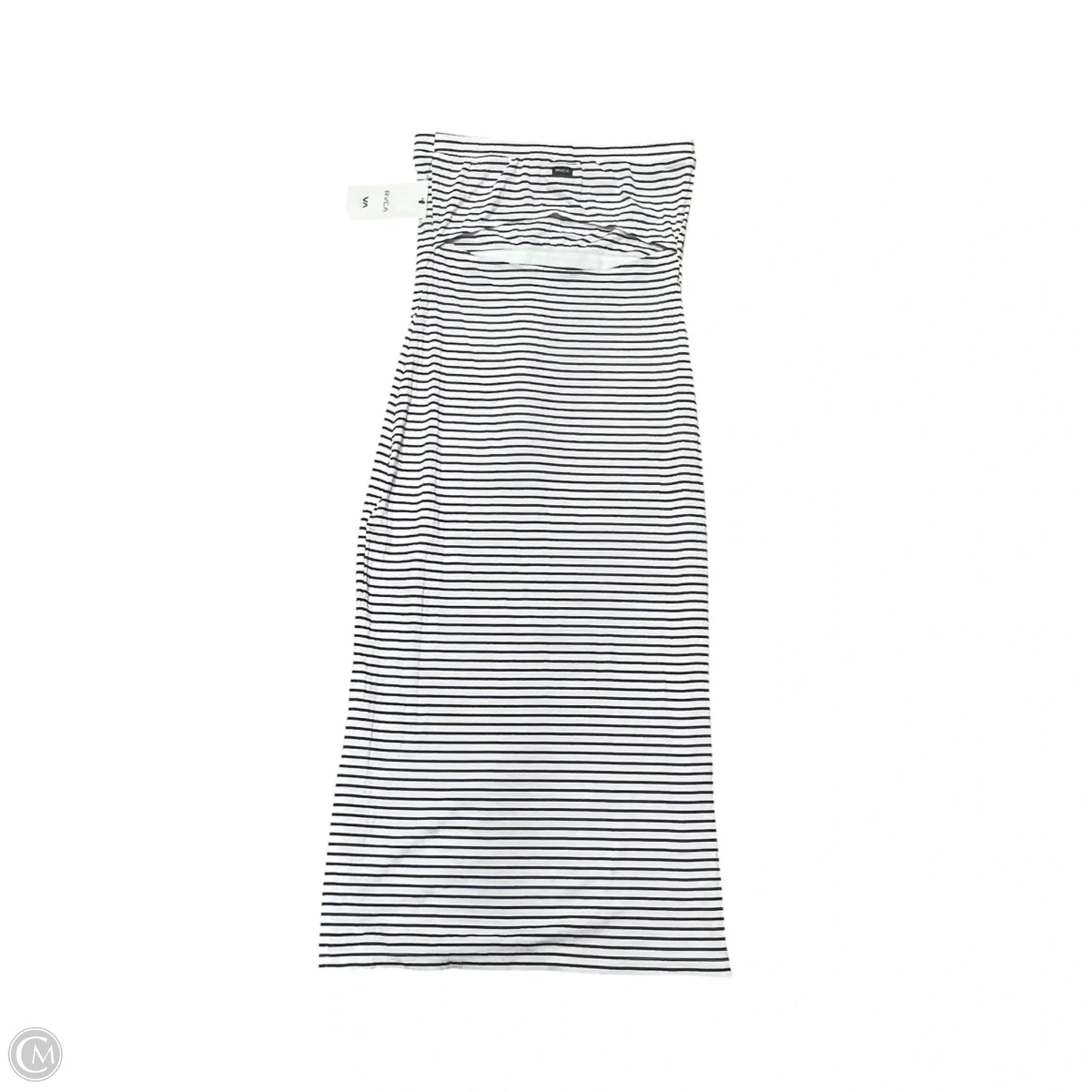 Dress Casual Midi By Rvca In Black & White, Size: S