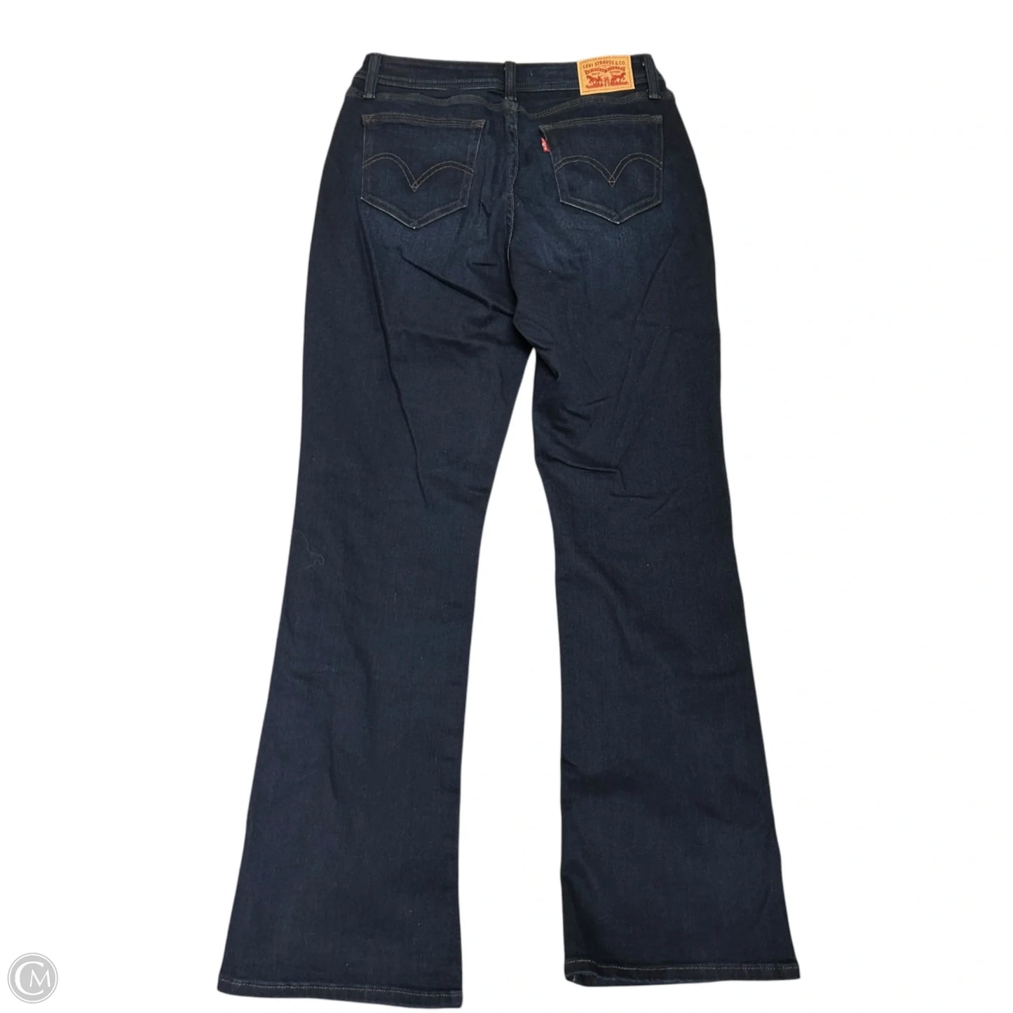 Jeans Boot Cut By Levis In Blue Denim, Size: 10