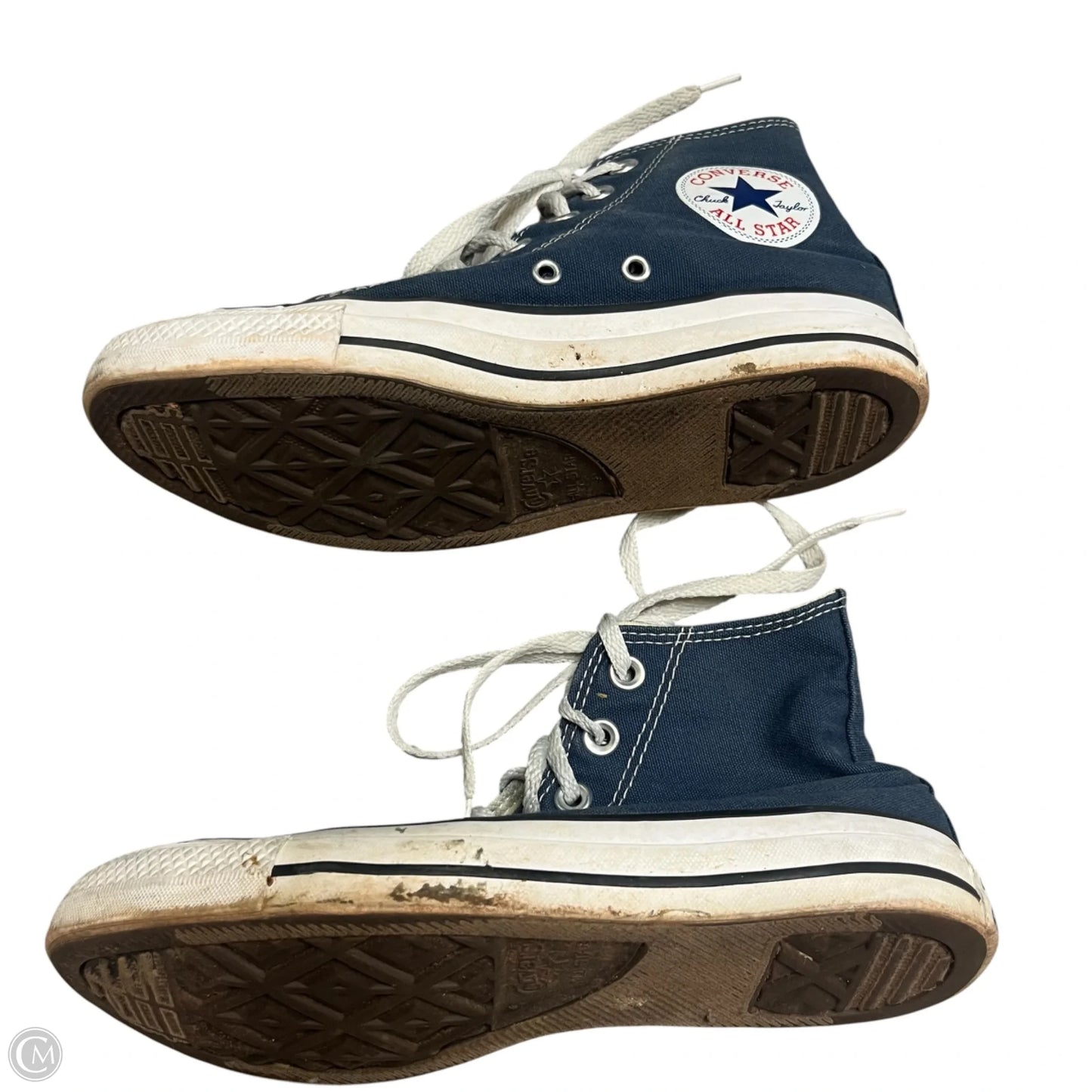Shoes Sneakers By Converse In Blue & White, Size: 6.5