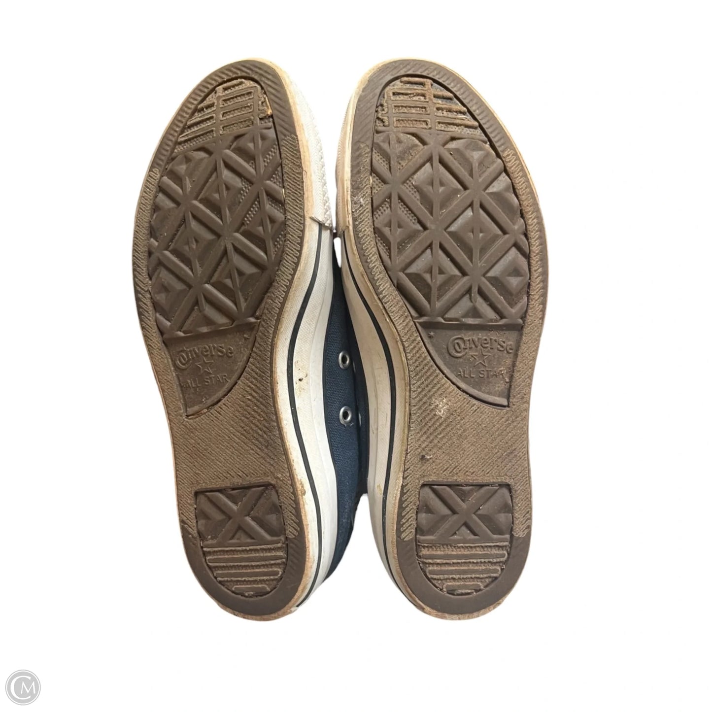 Shoes Sneakers By Converse In Blue & White, Size: 6.5