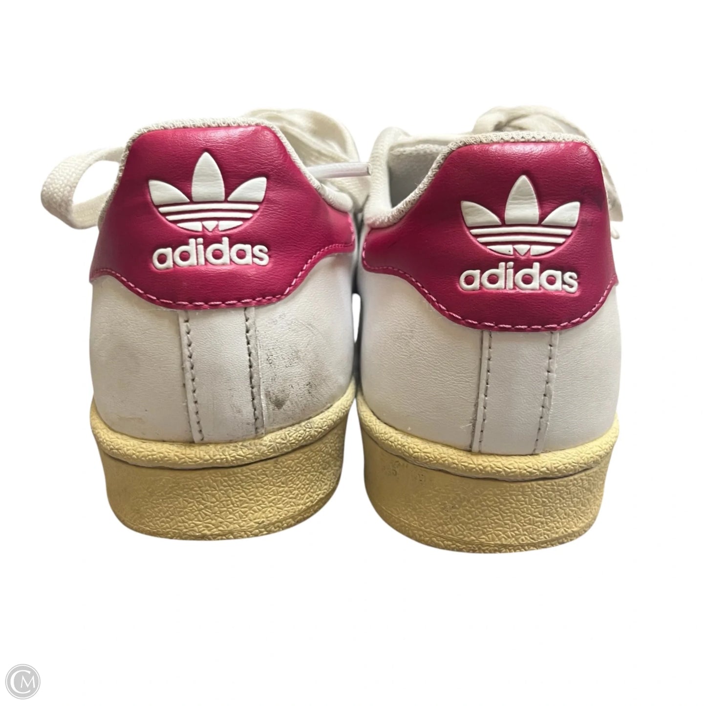 Shoes Sneakers By Adidas In Pink & White, Size: 6