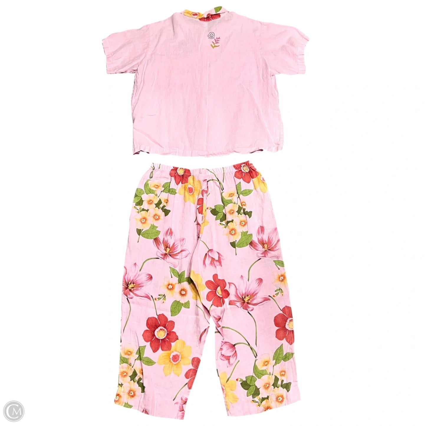 Pants Set 2pc By Odille In Pink, Size: L
