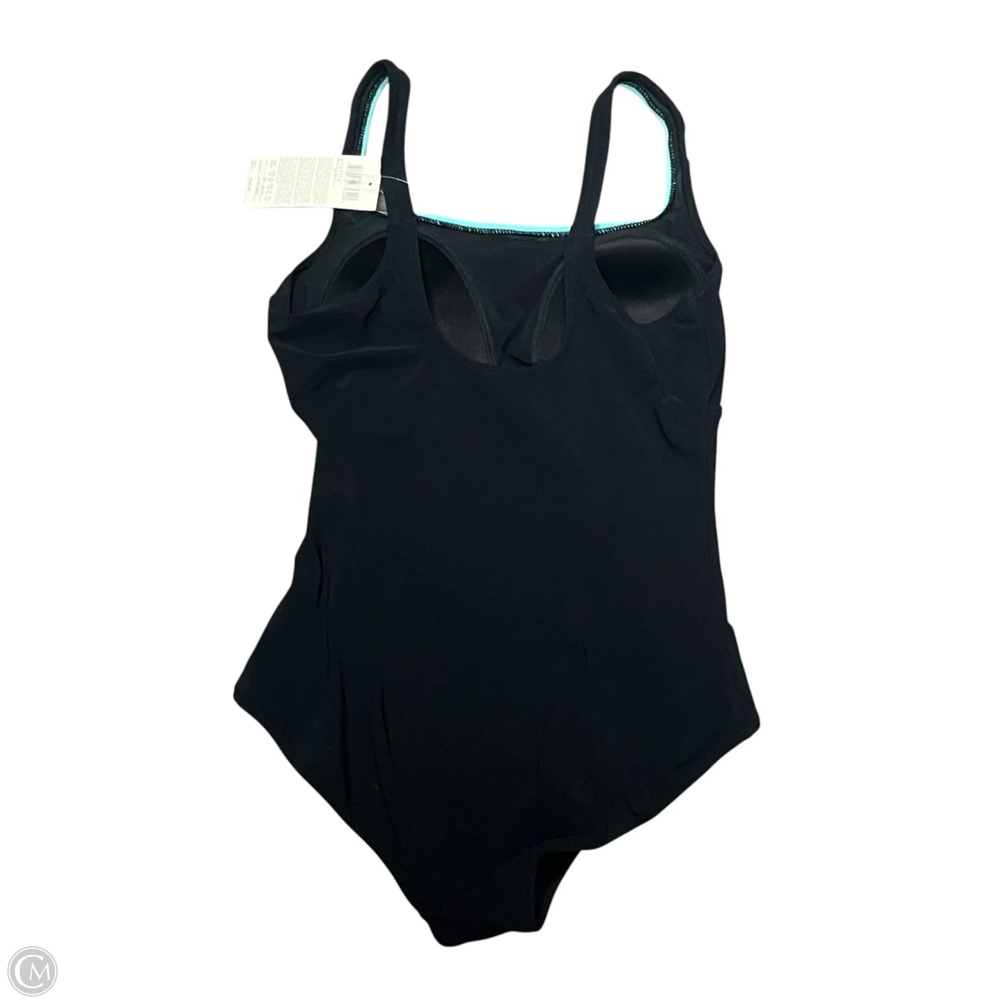 Swimsuit By Profile In Black & Blue, Size: L