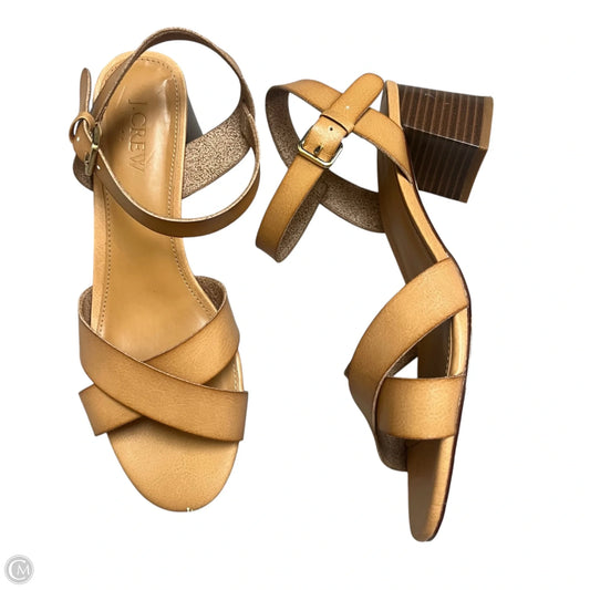 Shoes Heels Block By J. Crew In Brown, Size: 8