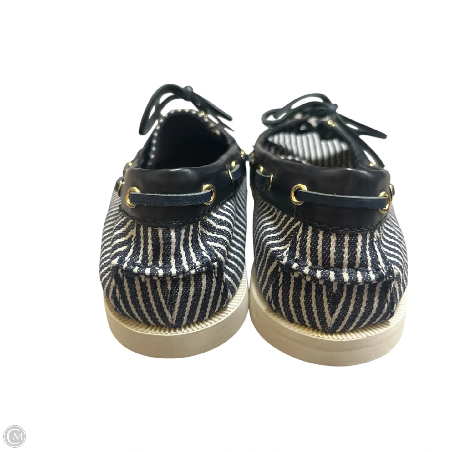 Shoes Flats By Talbots In Blue & White, Size: 8