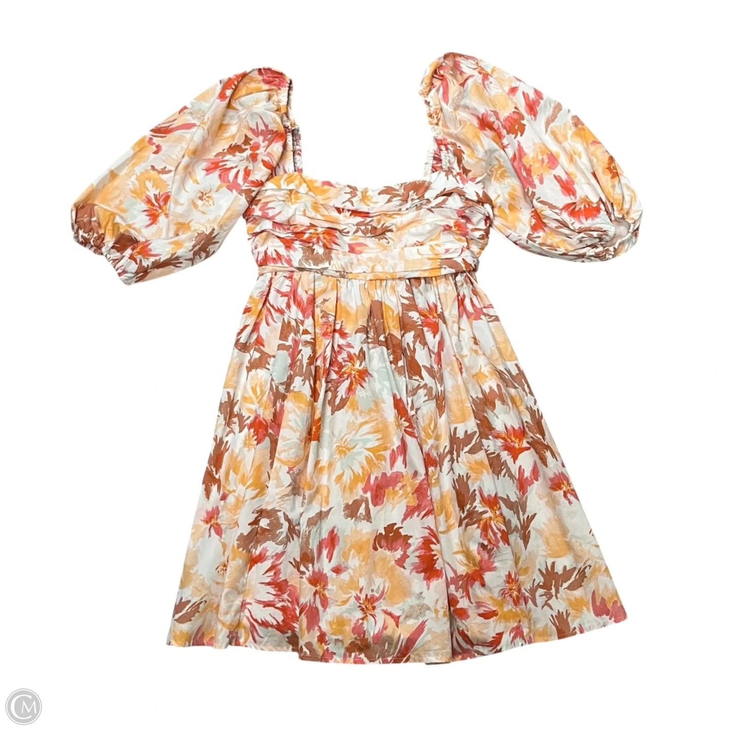 Dress Casual Short By Abercrombie And Fitch In Orange, Size: Xs