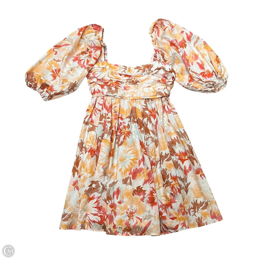Dress Casual Short By Abercrombie And Fitch In Orange, Size: Xs