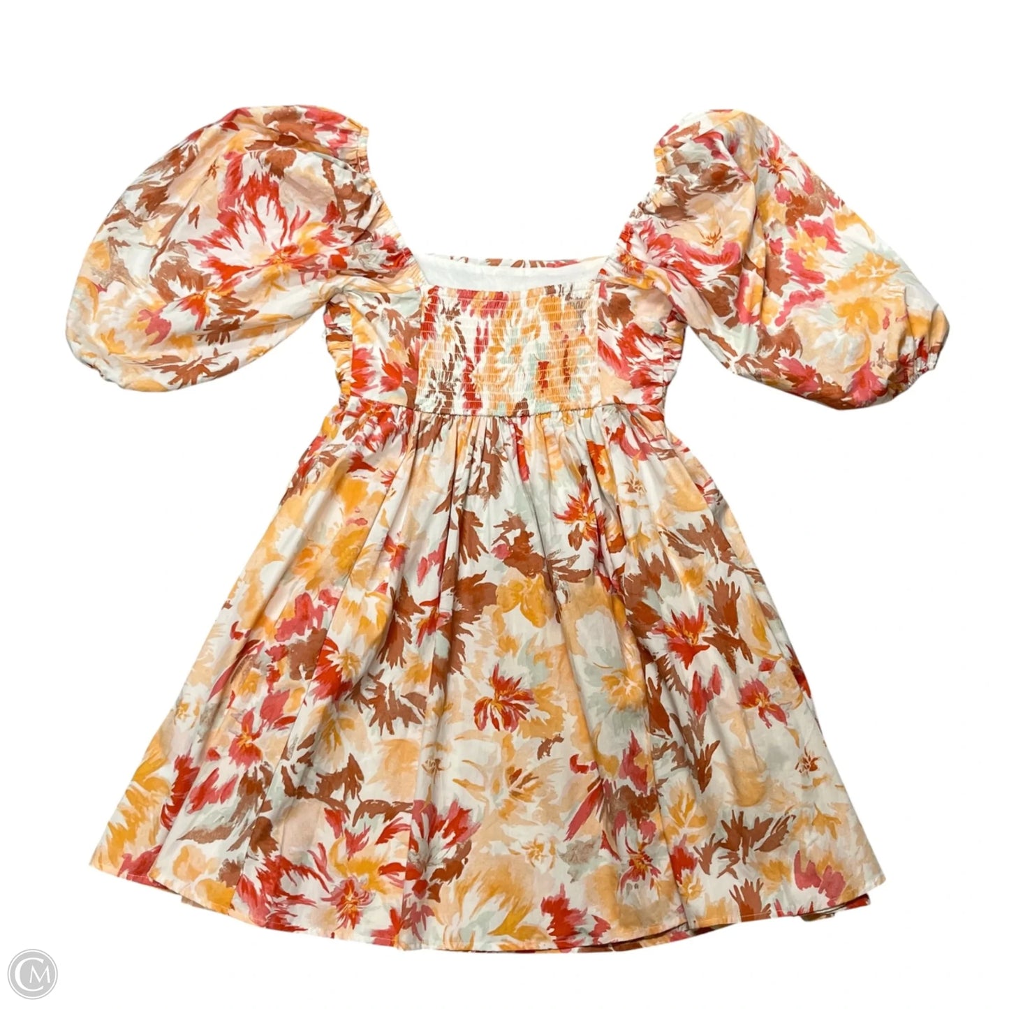 Dress Casual Short By Abercrombie And Fitch In Orange, Size: Xs