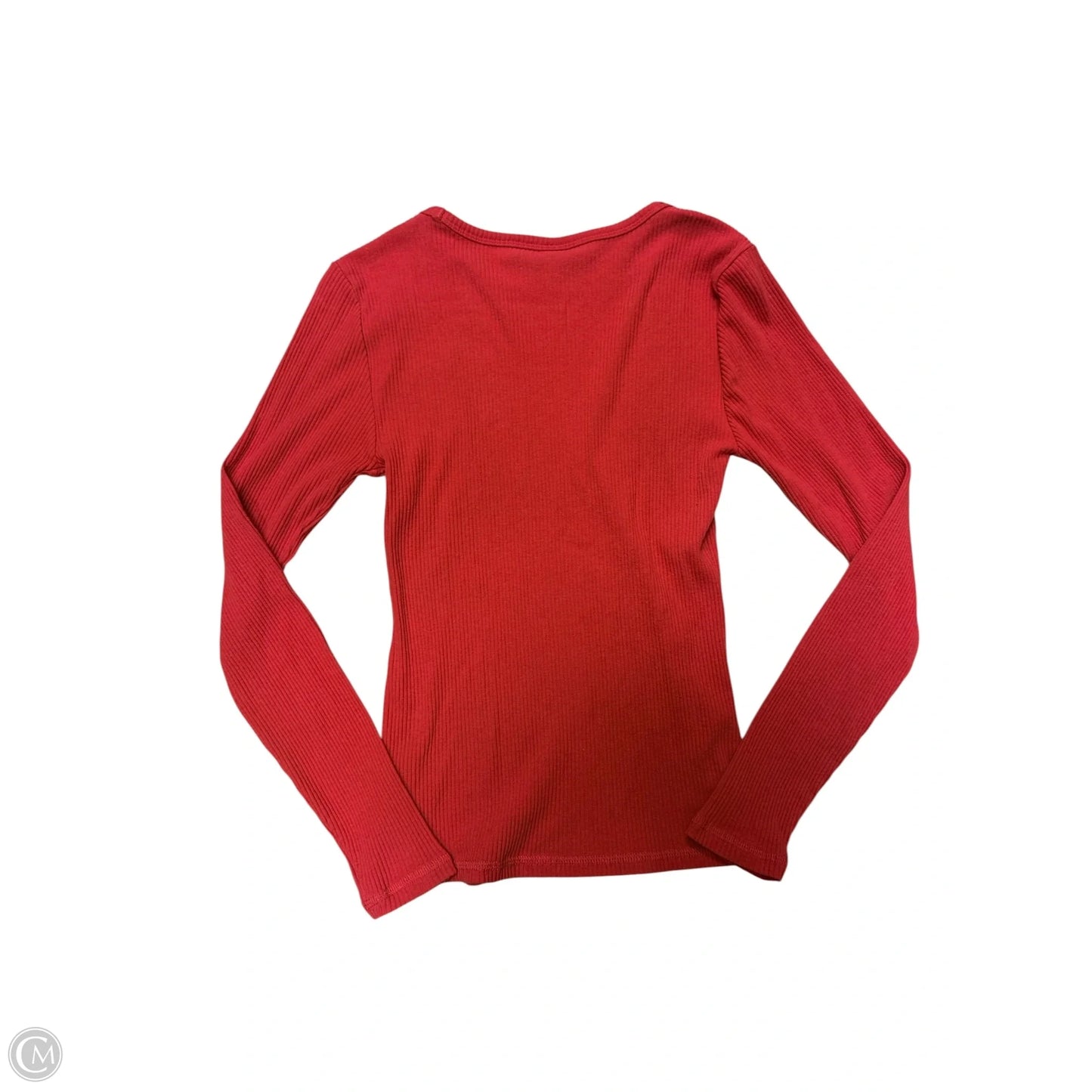 Top Long Sleeve By Old Navy In Red, Size: Xs