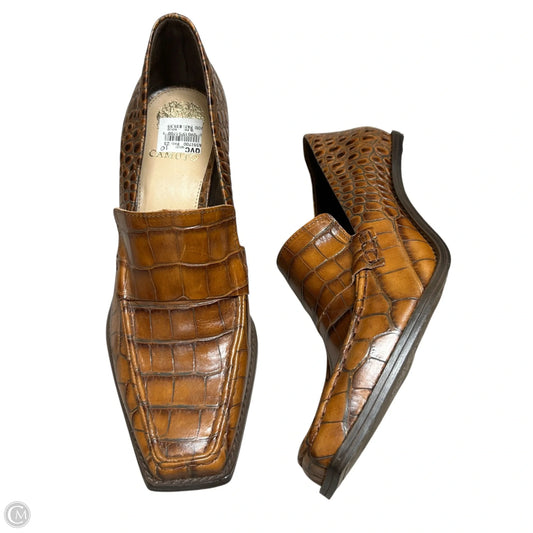 Shoes Heels Block By Vince Camuto In Brown & Orange, Size: 10