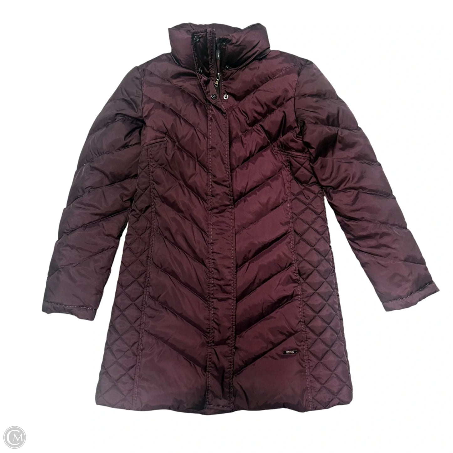 Coat Puffer & Quilted By Kenneth Cole Reaction In Purple, Size: M