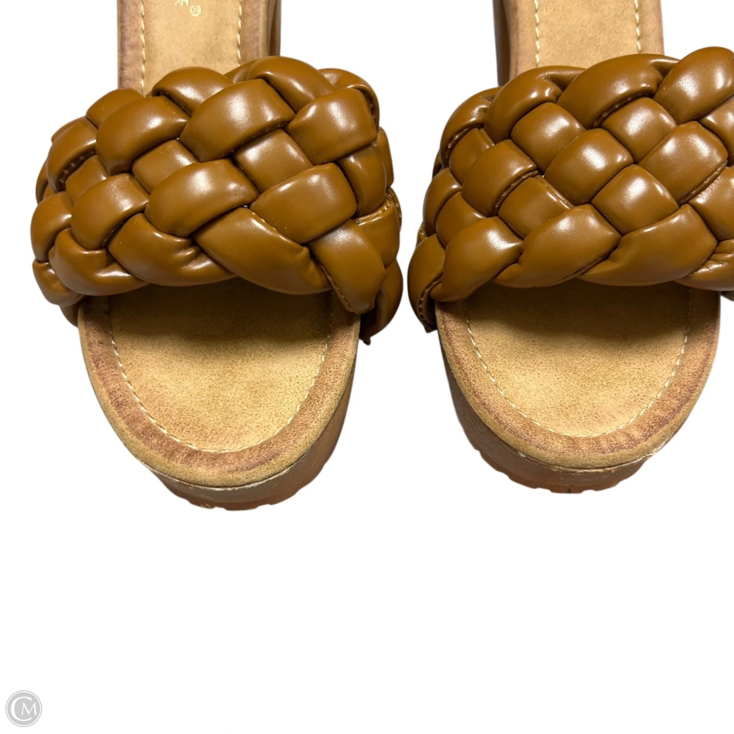 Shoes Heels Block By Nature Breeze In Brown, Size: 10