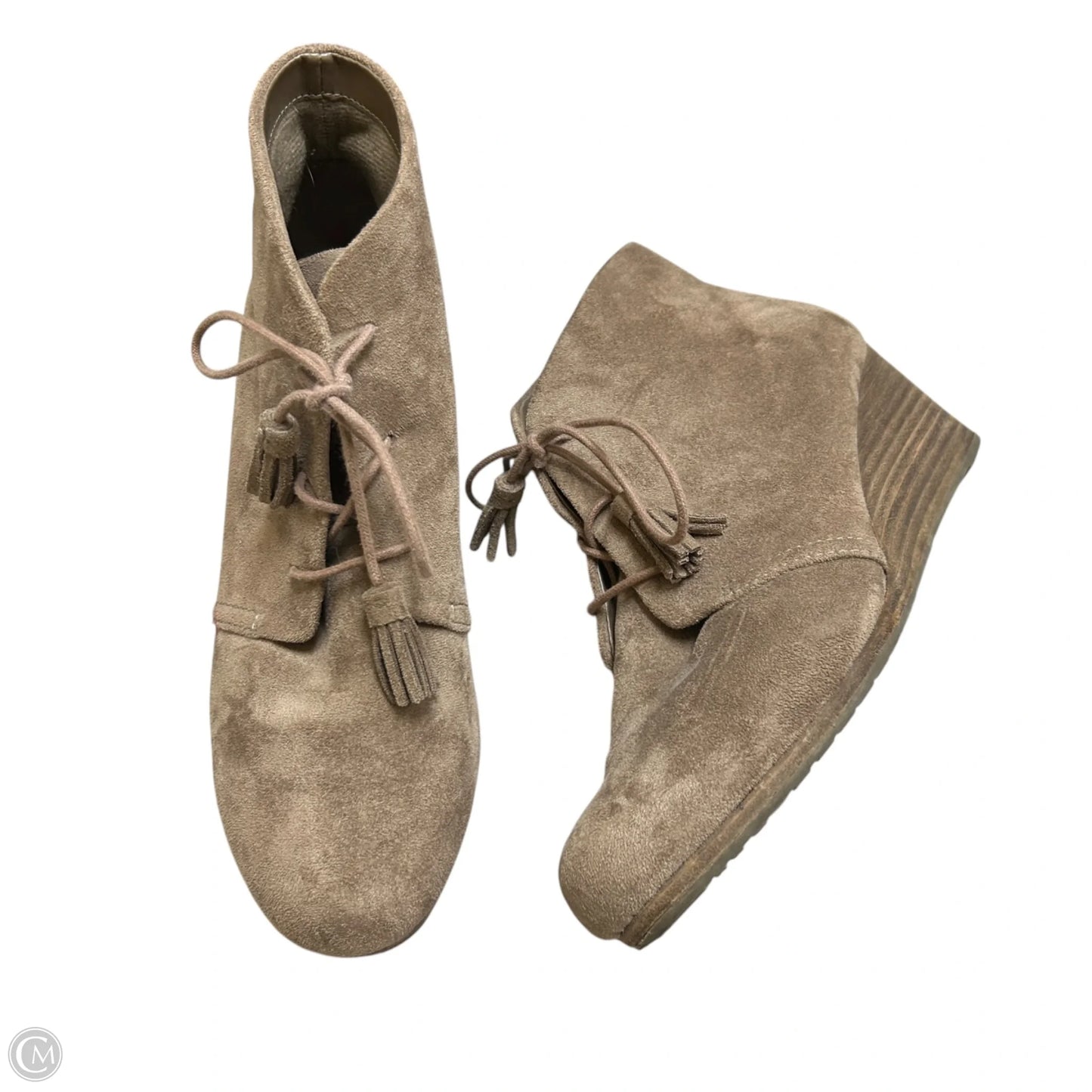 Boots Ankle Heels By Dr Scholls In Taupe, Size: 10