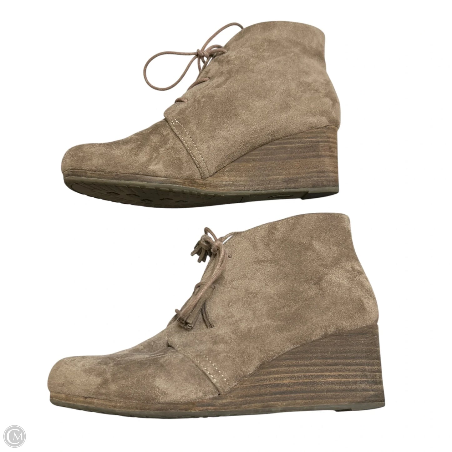 Boots Ankle Heels By Dr Scholls In Taupe, Size: 10