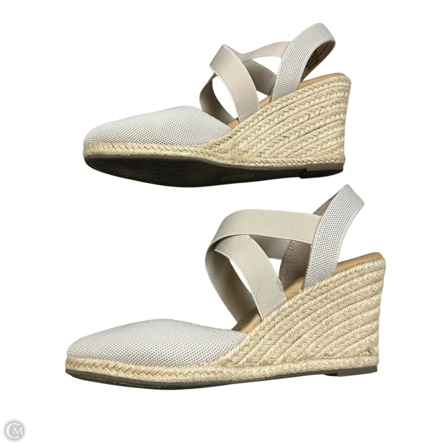 Shoes Heels Block By Kelly And Katie In Cream & Tan, Size: 11