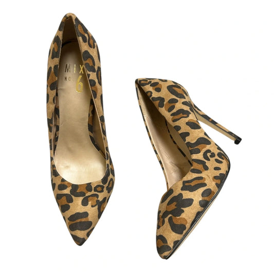 Shoes Heels Stiletto By Mix No 6 In Leopard Print, Size: 6