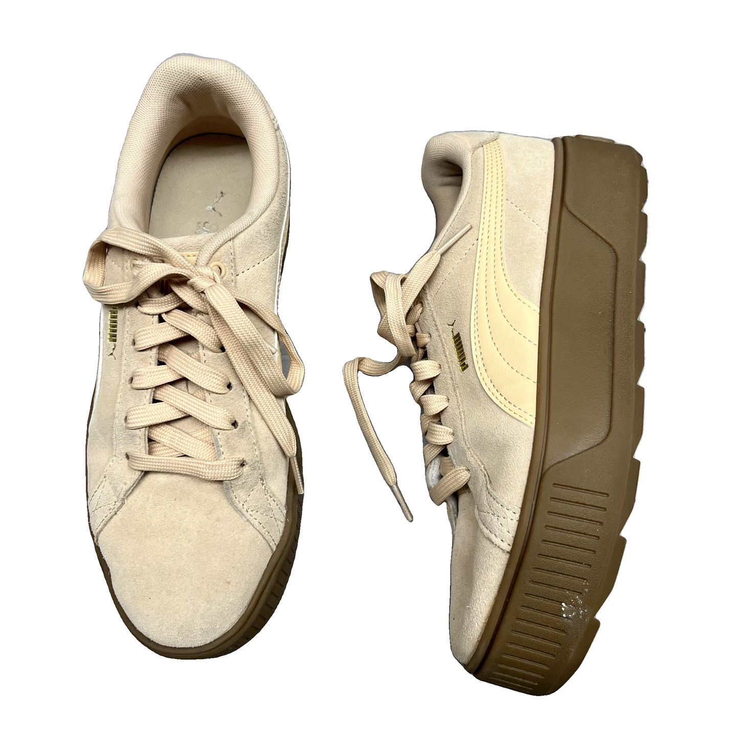 Shoes Sneakers Platform By Puma In Tan, Size: 9