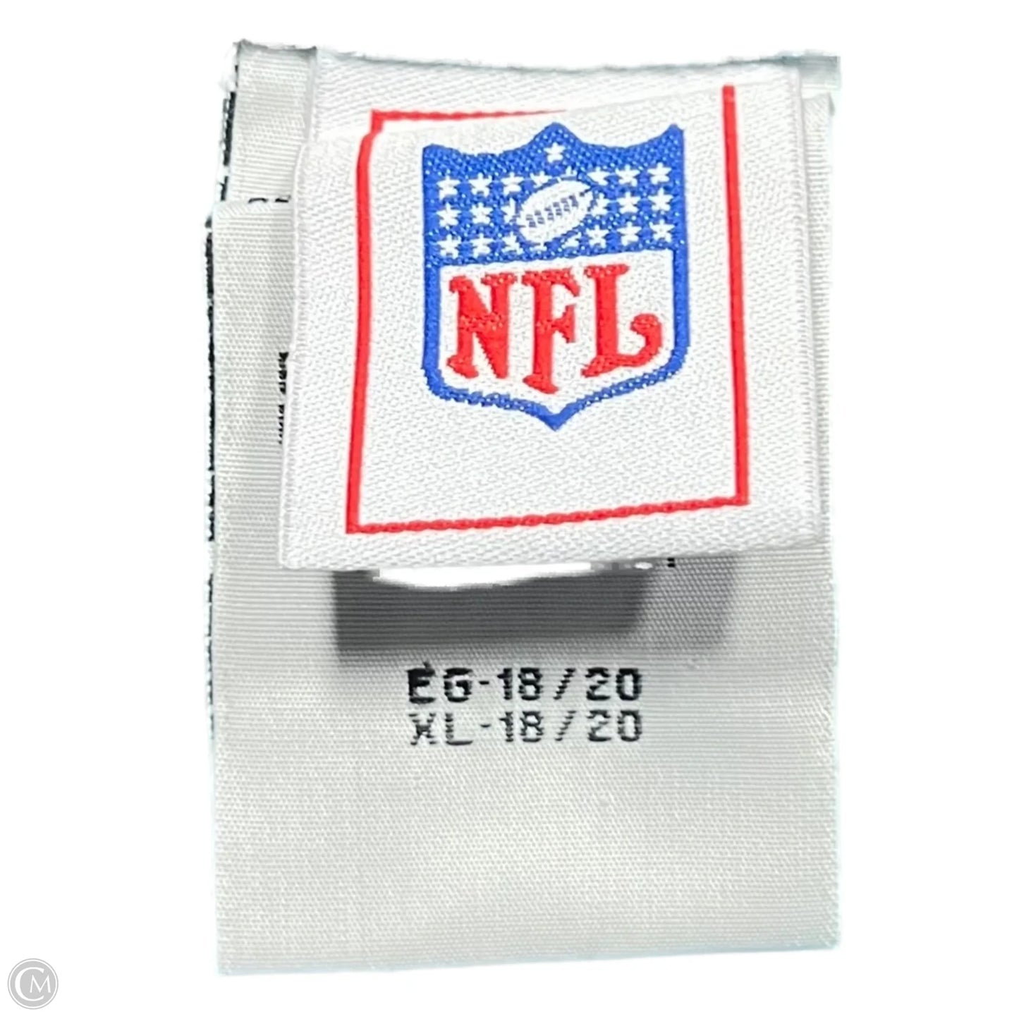 Top Long Sleeve By Nfl In Green & White, Size: Xl