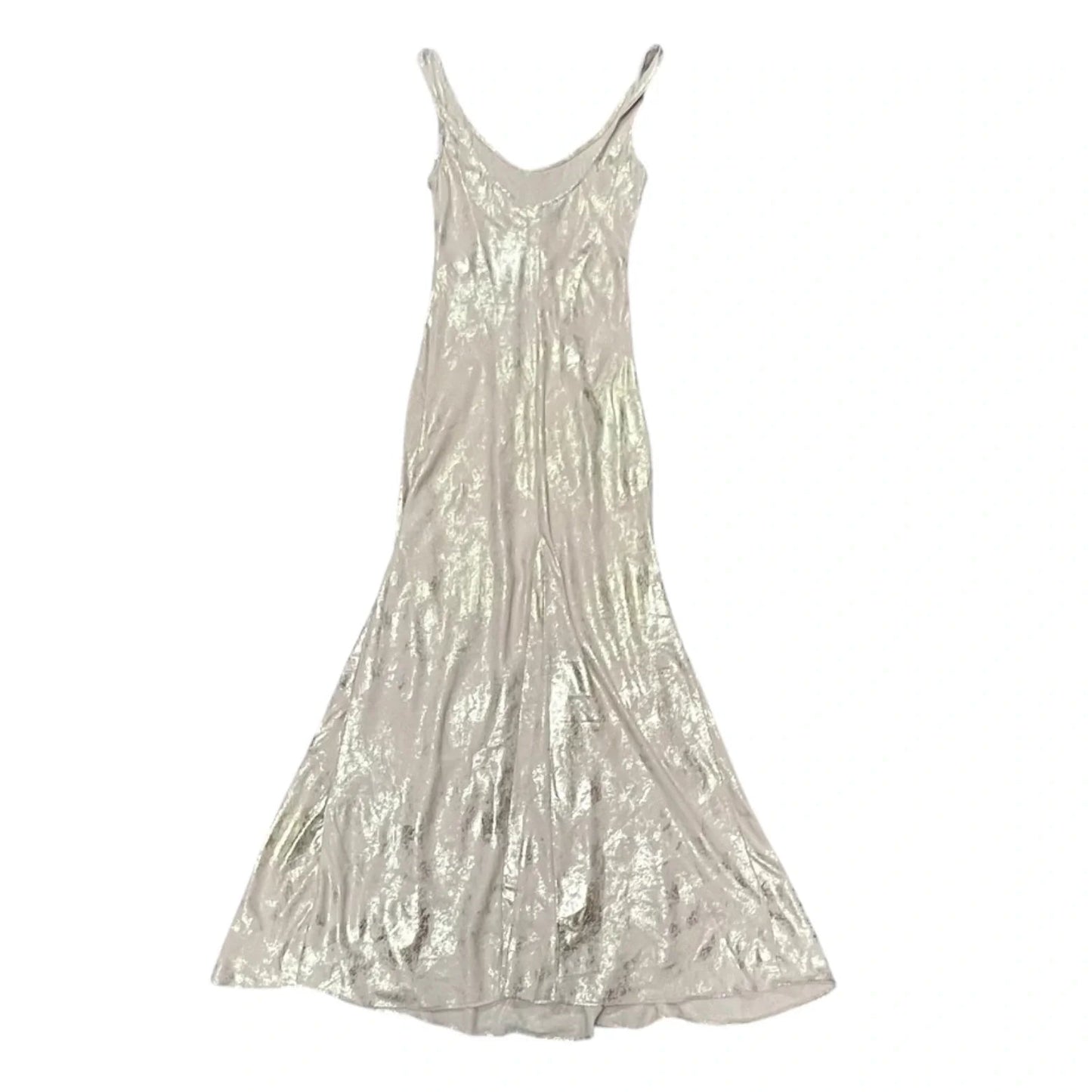 Dress Party Long By Asos In Gold, Size: S