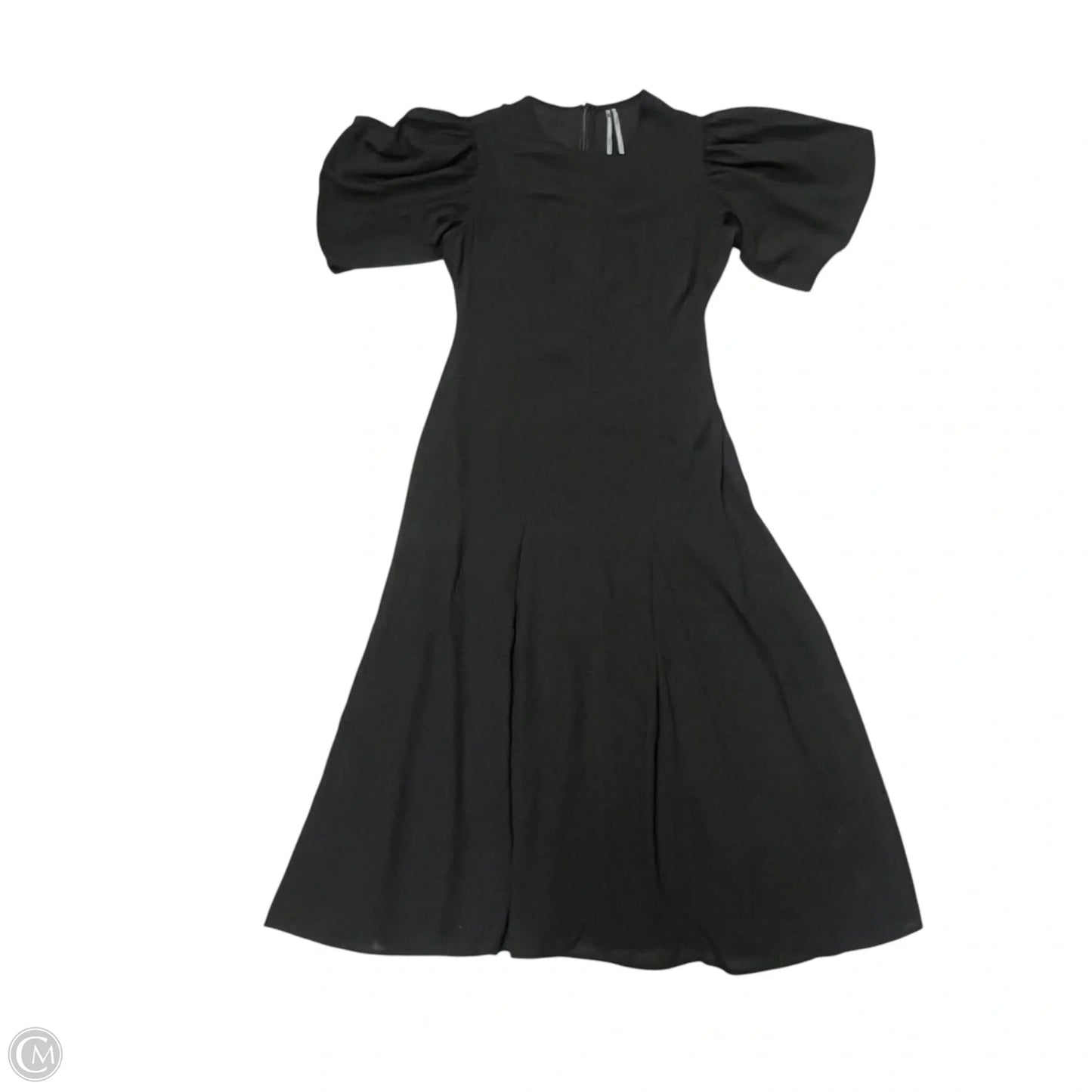 Dress Casual Midi By Anthropologie In Black, Size: Xs