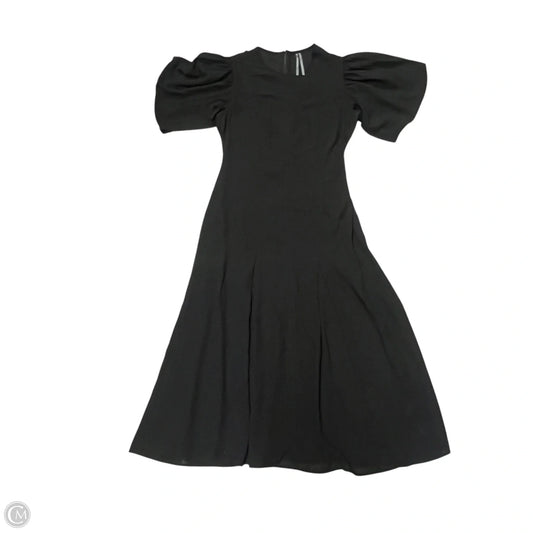 Dress Casual Midi By Anthropologie In Black, Size: Xs